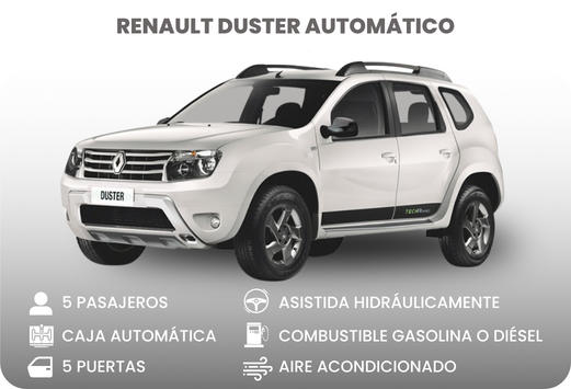 Alquiler de camionetas 4x2 en Cali - Renault Duster