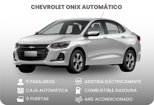 Alquiler de autos en Cali Colombia - Chevrolet Onix